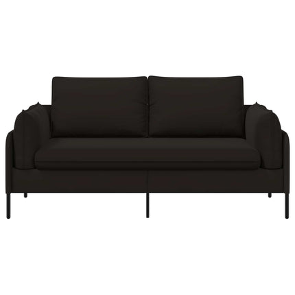 2-personers sofa 2-personers Sort 188 x 81 x 89 cm Fløjl