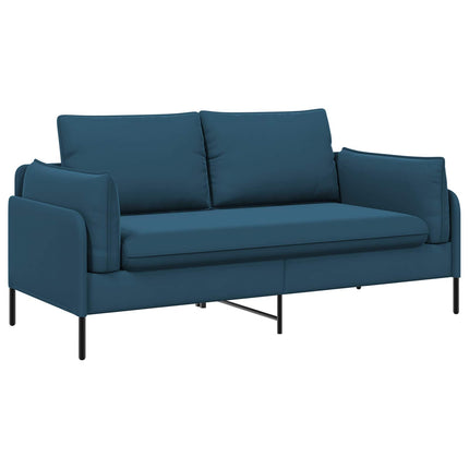 2-personers sofa 2-personers Blå 188 x 81 x 89 cm Fløjl