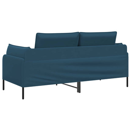 2-personers sofa 2-personers Blå 188 x 81 x 89 cm Fløjl