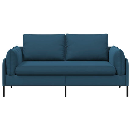 2-personers sofa 2-personers Blå 188 x 81 x 89 cm Fløjl