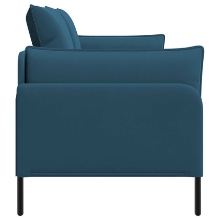 2-personers sofa 2-personers Blå 188 x 81 x 89 cm Fløjl