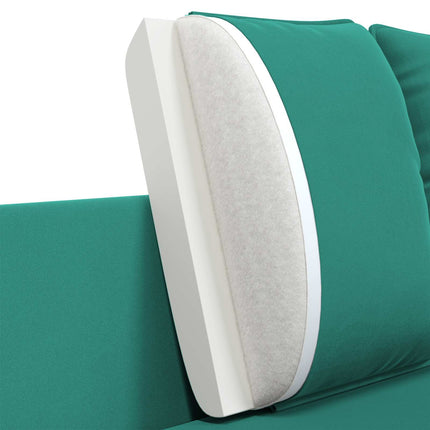 2-personers sofa 2-personers Turkis 188 x 81 x 89 cm Fløjl
