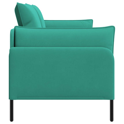 2-personers sofa 2-personers Turkis 188 x 81 x 89 cm Fløjl