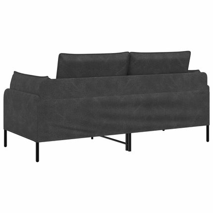 2-personers sofa Sort 188 x 81 x 89 cm Kunstlæder