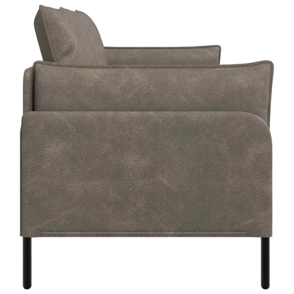 2-personers sofa Grå 188 x 81 x 89 cm Kunstlæder
