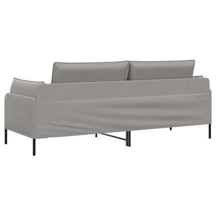 3-personers sofa Lysegrå 222 x 81 x 89 cm Fløjl