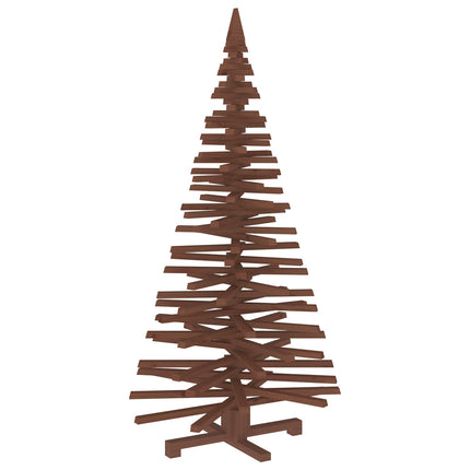Træ juletræ KOTKA 150 cm Massivt fyrretræ Mørkebrun Finish