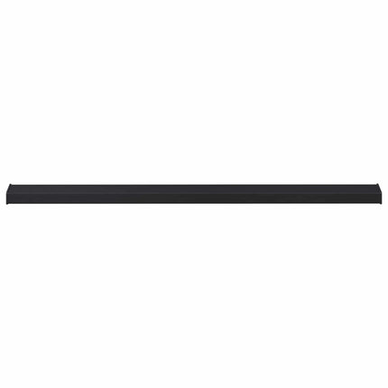 Vindueskarm Antracit med træstruktur 160 x 15 x 4,5 cm PVC