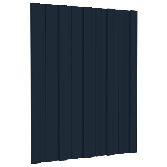 Tagpanel 36 pcs Antracit 60 x 45 cm Galvaniseret stål