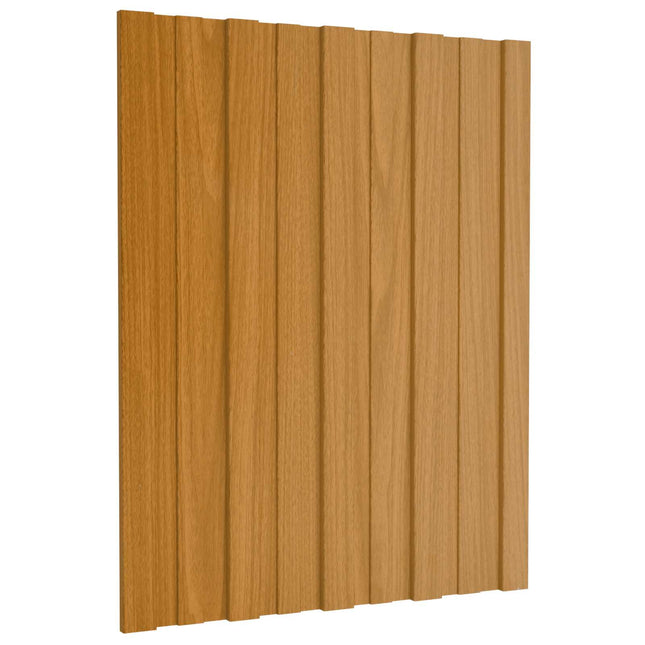 Tagpanel 36 pcs Naturfarvet 60 x 45 cm Galvaniseret stål