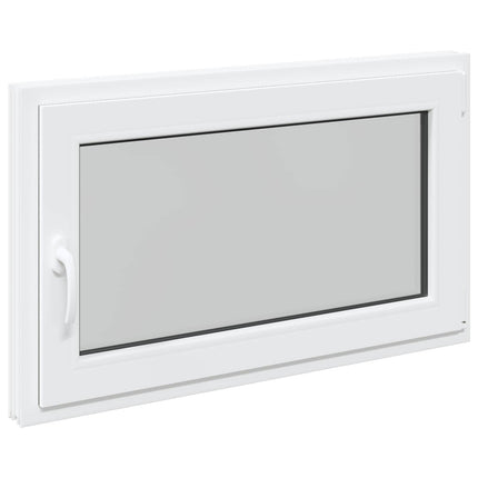 Kældervindue RISOR 100 x 60 cm PVC og glas Hvid