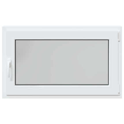 Kældervindue RISOR 100 x 60 cm PVC og glas Hvid