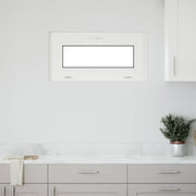 Kældervindue RISOR 80 x 40 cm PVC og glas Antracit