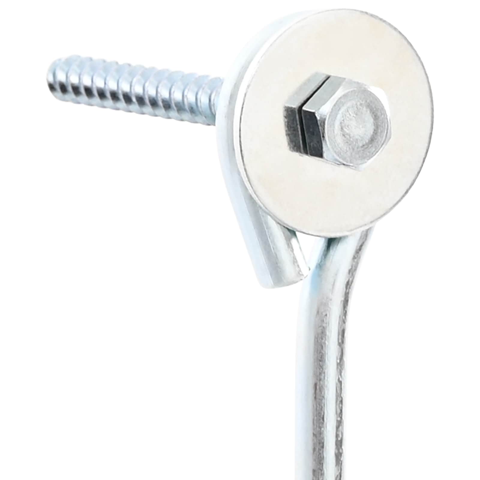 Jordanker 10 pcs Sølv Ø10 x 30 cm Galvaniseret metal