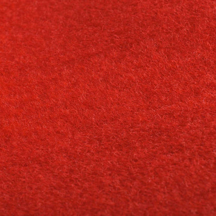 Tæppe Rød 1 x 20 m Polyester