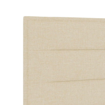 Ottoman seng med madras Cremefarvet 100 x 200 cm Stof