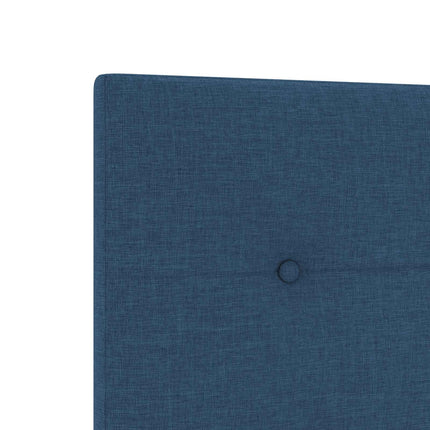 Ottoman seng med madras og LED Blå 140 x 190 cm Stof