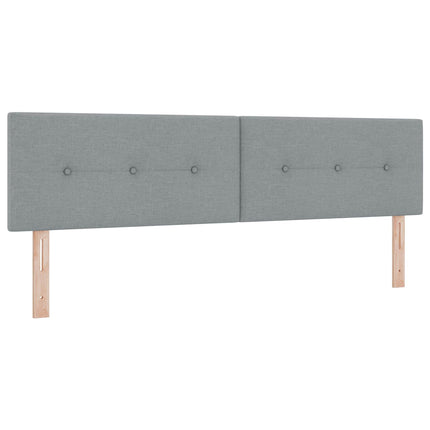 Seng med opbevaring og madras Lysegrå 180 x 200 cm Fløjl