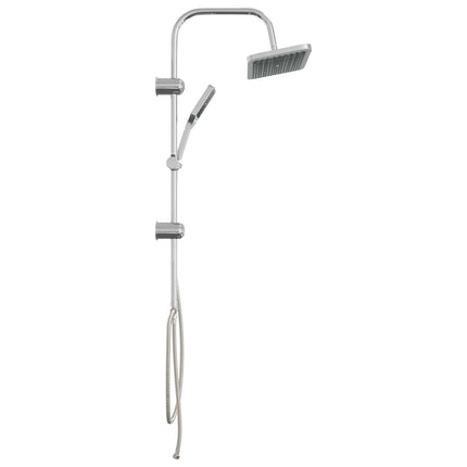 Brusesystem med bruserhoved Krom Rustfrit stål 48 x 30 x 100 cm