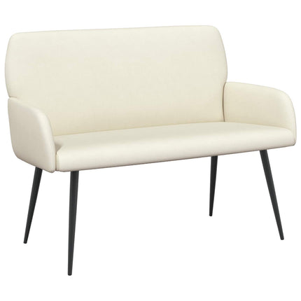 2-personers sofa med metalben 2-personers Cremefarvet
