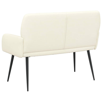 2-personers sofa med metalben 2-personers Cremefarvet