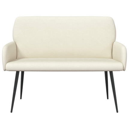 2-personers sofa med metalben 2-personers Cremefarvet