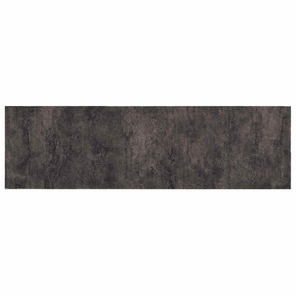 Køkken tæppe Sort beton 150 x 45 cm 100% polyamid Vaskbar