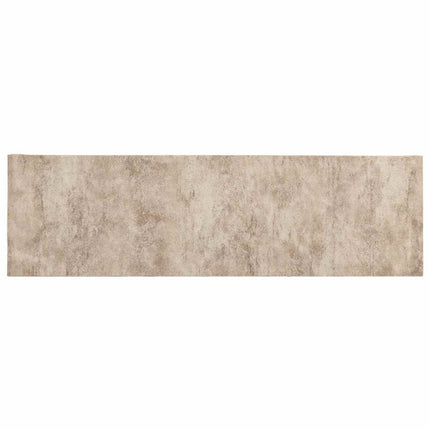 Køkken tæppe Beige beton 150 x 45 cm 100% polyamid Vaskbar