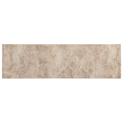 Køkken tæppe Beige beton 180 x 60 cm 100% polyamid Vaskbar