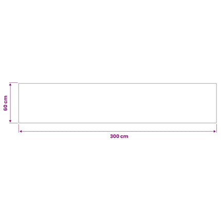 Køkken tæppe Beige poter 300 x 60 cm 100% polyamid Vaskbar