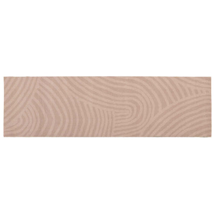 Køkken tæppe taupe skandinavisk 300 x 60 cm 100% polyamid