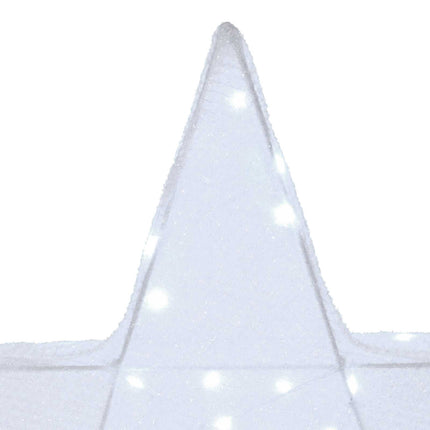 3D-julestjerne 50 LED'er Kold hvid 55 x 53,5 x 10 cm