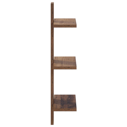 Væghylde Egetræ 30 x 13.5 x 64.5 cm Konstrueret træ