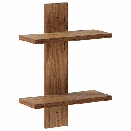 Væghylde Gammelt træ 30 x 13.5 x 43 cm Konstrueret træ
