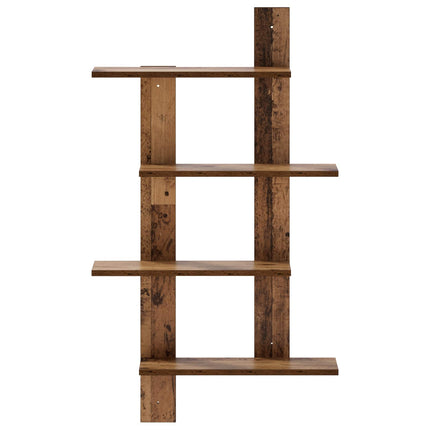 Væghylde Egetræ 61 x 13,5 x 105 cm Konstrueret træ
