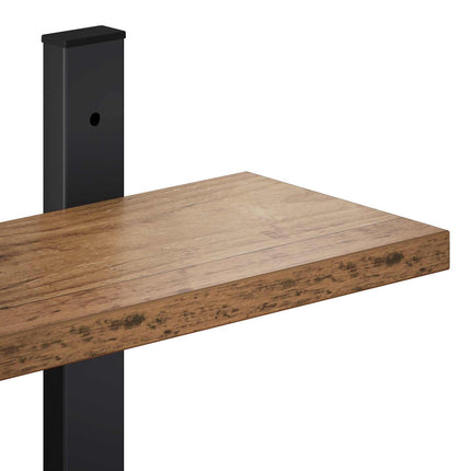 Væghylde Gammelt træ 102 x 13,5 x 102 cm Konstrueret træ