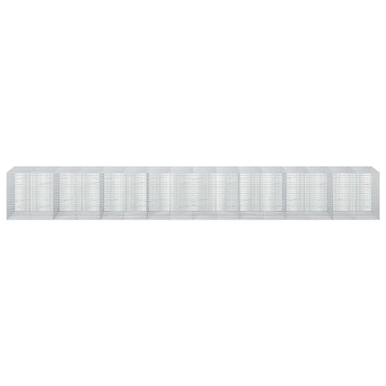Gabion med 3,5 mm Tråd og 5x2,5 cm Maske 800x100x100 cm