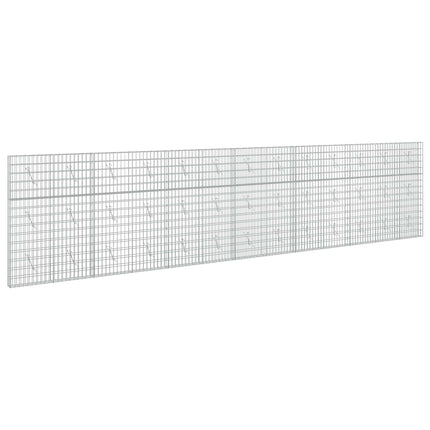 Gabion med 3,5 mm tråd og 5x10 cm mesh 650x10x150 cm