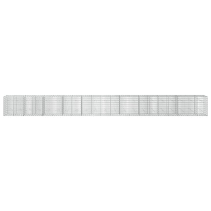 Gabion med 3,5 mm tråd og 5x10 cm mesh 1050x20x100 cm