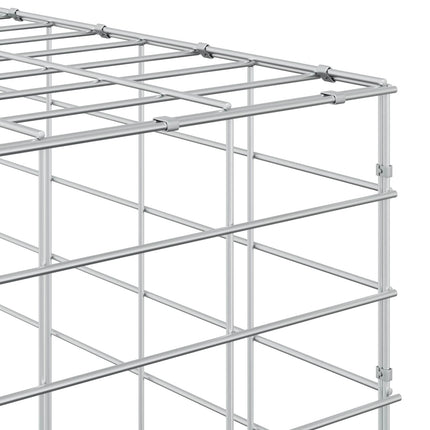Gabion med 3,5 mm tråd og 5x10 cm mesh 600x30x100 cm