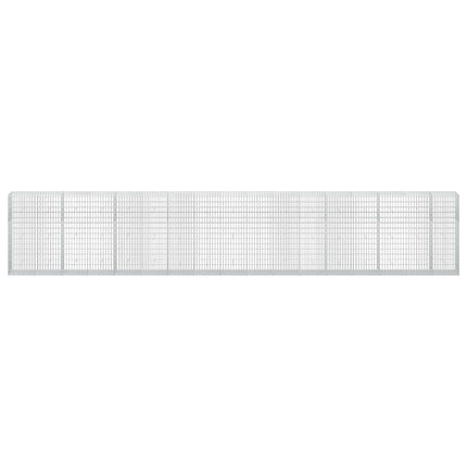 Gabion med 3,5 mm tråd og 5x10 cm mesh 850x50x150 cm