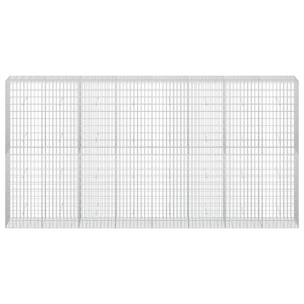 Gabion med 3,5 mm tråd og 5x10 cm mesh 400x50x200 cm