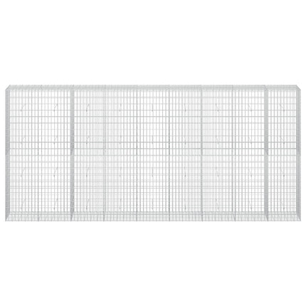 Gabion med 3,5 mm tråd og 5x10 cm mesh 450x50x200 cm
