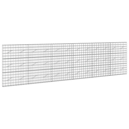 Gabion med 3,5 mm tråd og 10x10 cm net 600x10x150 cm