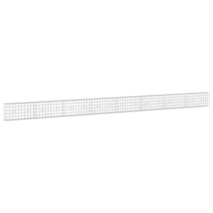 Gabion med 3,5 mm tråd og 10x10 cm net 800x20x50 cm