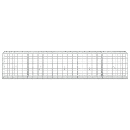 Gabion med 3,5 mm tråd og 10x10 cm net 250x30x50 cm