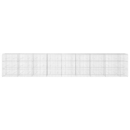 Gabion med 3,5 mm tråd og 10x10 cm net 850x30x150 cm