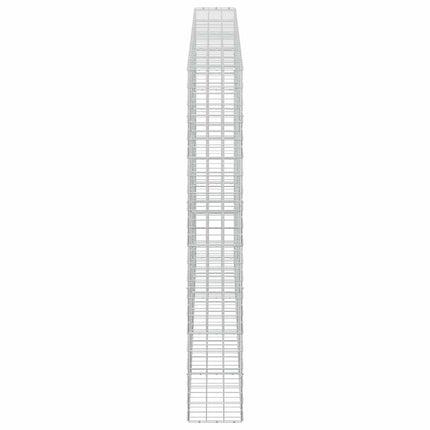 Gabion med 3,5 mm tråd og 10x10 cm net 400x30x200 cm