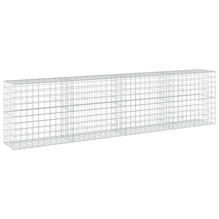Gabion med 3,5 mm tråd og 10x10 cm net 400x50x100 cm