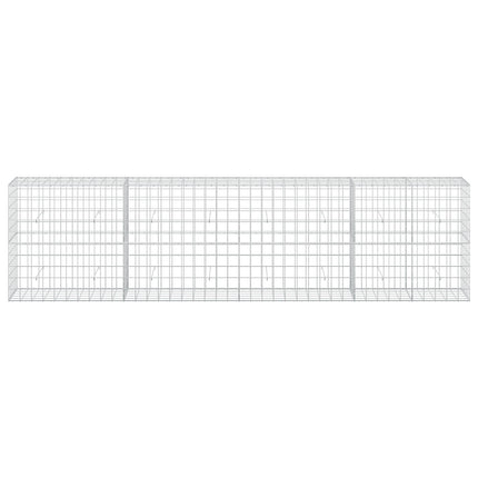 Gabion med 3,5 mm tråd og 10x10 cm net 400x50x100 cm